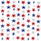 8 Strands Patriotic Star Garland Streamers Banner 4th of July Decorations Red White and Blue